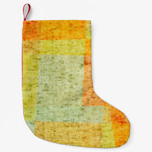 Calcetín Navideño Pequeño Fondo antiguo de fondo gris con delicado textu abs