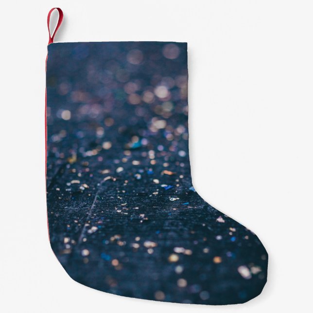 Calcetín Navideño Pequeño Fondo claro (Anverso)