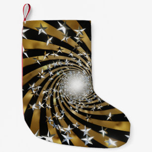 Calcetín Navideño Pequeño Fondo De Ilustracion Decorativo Y Festivo En 3D.