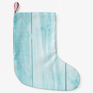 Calcetín Navideño Pequeño Fondo de textura de madera de hueso antiguo. Vinta