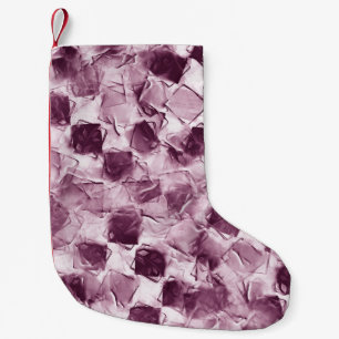 Calcetín Navideño Pequeño Fondo de textura húmeda con mosaico. Dibujo de man