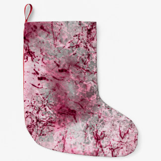 Calcetín Navideño Pequeño fondo rosado, deco, patrón, abstracto, envejecido,