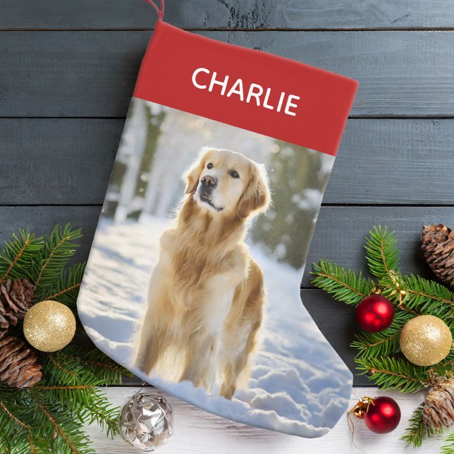 Calcetín Navideño Pequeño Foto de Mascota de Navidades modernos (Subido por el creador)