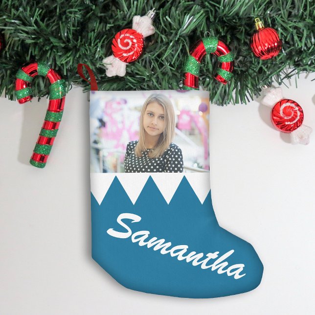Calcetín Navideño Pequeño Foto personalizada por navidades (Subido por el creador)
