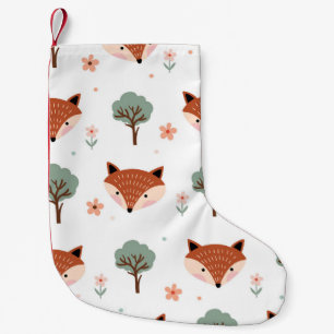Calcetín Navideño Pequeño Foxes & Trees: Infantil