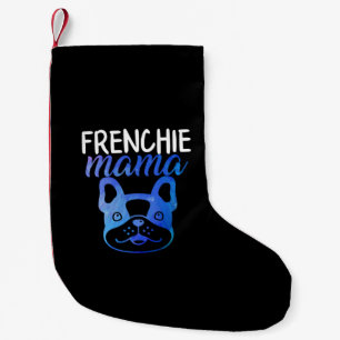 Calcetín Navideño Pequeño Frenchie Mama Bulldog Francesa Perro Mamá Pie Mamá