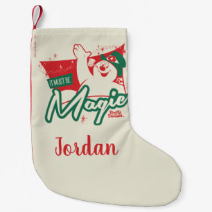 Calcetín Navideño Pequeño Frosty el muñeco de nieve - Debe ser magia