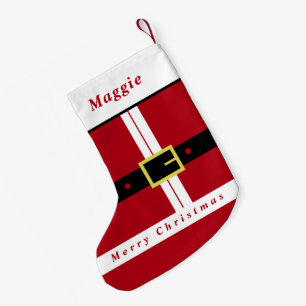 Calcetín Navideño Pequeño Funny Santa Cloths Navidades Stocking Custom Name