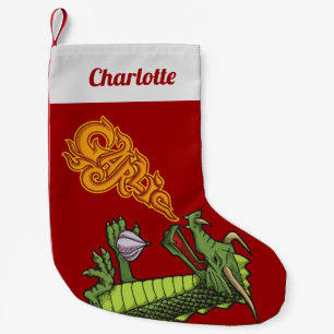 Calcetín Navideño Pequeño Garlic Dragon
