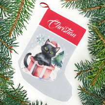 Gato en una caja Navidades regalos personas gatos