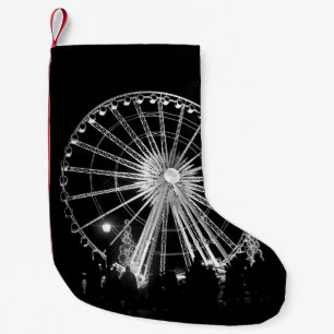 CALCETÍN NAVIDEÑO PEQUEÑO GENTE CERCA DE FERRIS WHEEL