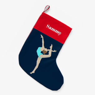 Calcetín Navideño Pequeño Gimnasia femenina