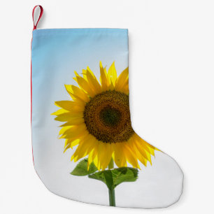 Calcetín Navideño Pequeño Girasol amarillo