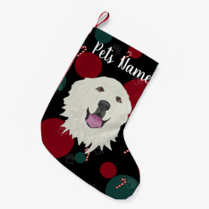 Calcetín Navideño Pequeño Grandes Pirineos Personalizados
