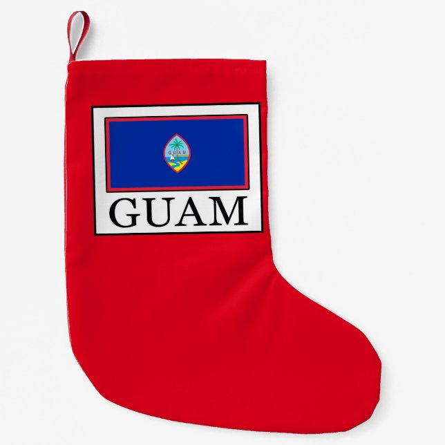 Calcetín Navideño Pequeño Guam (Anverso)