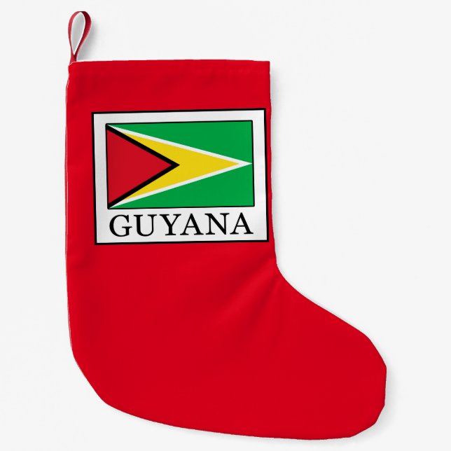 Calcetín Navideño Pequeño Guyana (Anverso)