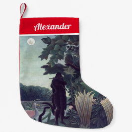 Calcetín Navideño Pequeño Henri Rousseau - El encantador de serpientes