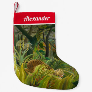 Calcetín Navideño Pequeño Henri Rousseau - ¡Sorprendido!