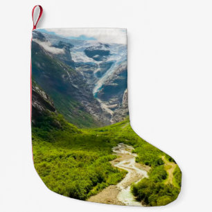 Calcetín Navideño Pequeño Hermosa escena natural de Norwaytravel, aventura