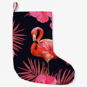 Calcetín Navideño Pequeño Hermoso patrón de verano floral sin fisuras