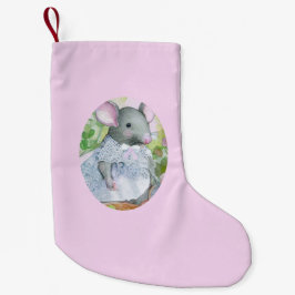 Calcetín Navideño Pequeño Hermosos Navidades de hamster