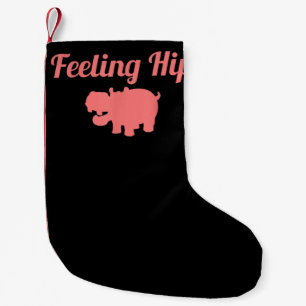 Calcetín Navideño Pequeño Hippopótamo Hippopótamo Gracioso Hippo Regalos par
