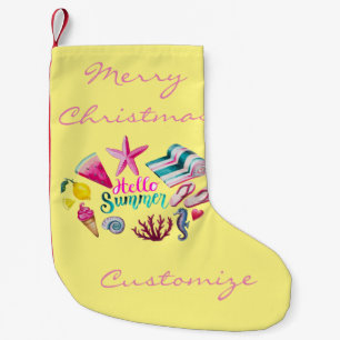 Calcetín Navideño Pequeño Hola Summer Beach Thunder-Cove