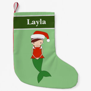Calcetín Navideño Pequeño illusima Layla Sirena Especial de Navidad