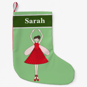 Calcetín Navideño Pequeño illusima Sarah Bailarina Hada Especial de Navidad