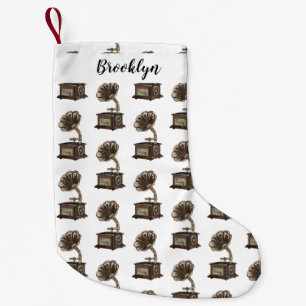 Calcetín Navideño Pequeño Ilustracion personalizado girable