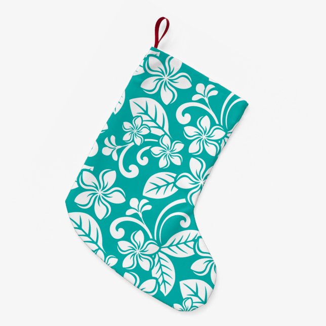 CALCETÍN NAVIDEÑO PEQUEÑO ISLAND PLUMERIA (TURQUÍA) (Frente (Colgado))