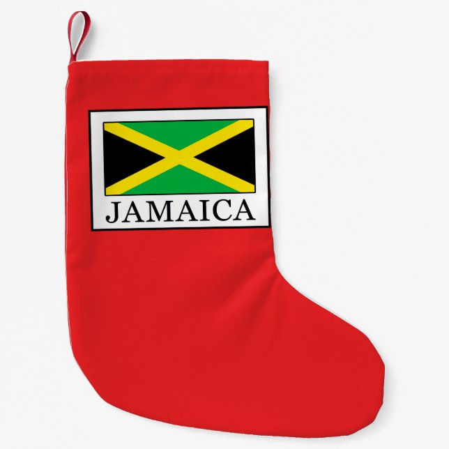 Calcetín Navideño Pequeño Jamaica (Anverso)