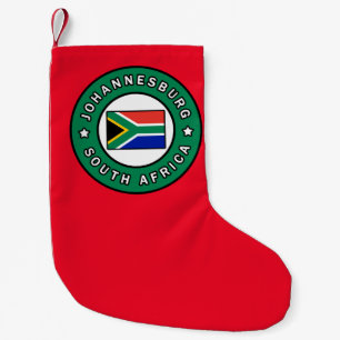 Calcetín Navideño Pequeño Johannesburgo Sudáfrica
