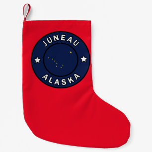 Calcetín Navideño Pequeño Juneau Alaska
