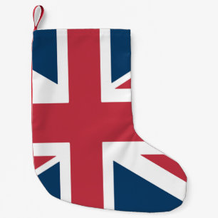 Calcetín Navideño Pequeño La bandera británica Union Jack