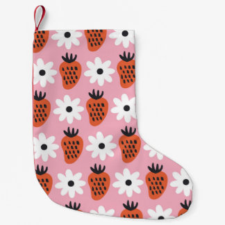 Calcetín Navideño Pequeño Lámparas coloridas abstractas de neón dorado.