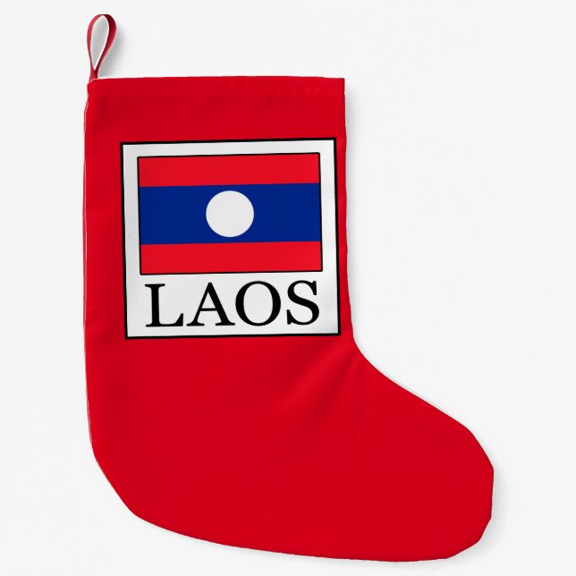 Calcetín Navideño Pequeño Laos (Anverso)