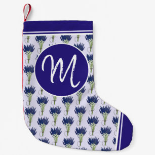 Calcetín Navideño Pequeño Lavandula Lavender Bunch Herb Purple Flower Garden