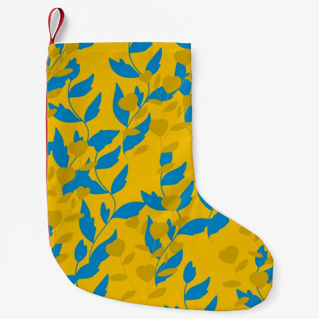 Calcetín Navideño Pequeño leaf (Anverso)
