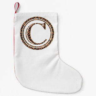 Calcetín Navideño Pequeño leopardo C