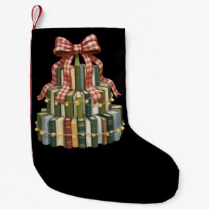 Calcetín Navideño Pequeño Libro de Navidad Árbol de Navidad Libro Maestro Le