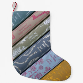 Calcetín Navideño Pequeño Libros de Jane Austen