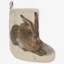 Calcetín Navideño Pequeño Liebre (por Albrecht Dürer)