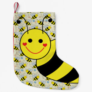 Calcetín Navideño Pequeño Lindo manosee la abeja con el modelo