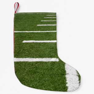 Calcetín Navideño Pequeño Líneas del fútbol