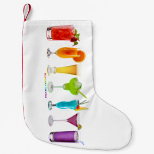 Calcetín Navideño Pequeño Los cócteles alcohólicos LGBTQIA gay de SlipperyJo