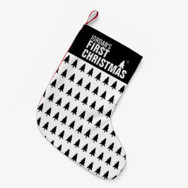 Calcetín Navideño Pequeño Los primeros Navidades de Personalizado de Navidad