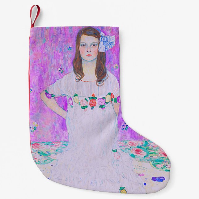 Calcetín Navideño Pequeño Mäda Primavesi de Gustav Klimt (Anverso)