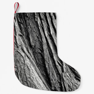 Calcetín Navideño Pequeño Madera de la tribu de la corteza de árbol