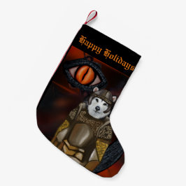 Calcetín Navideño Pequeño Malamute de Alaska    